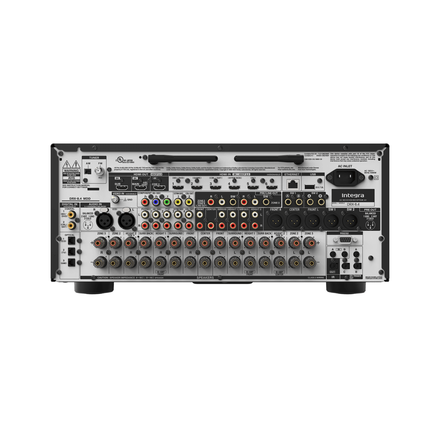 Integra DRX-8.4. Receptor AV 11.4 Canales 150W THX Certified Select - Dolby Atmos & DTS:X