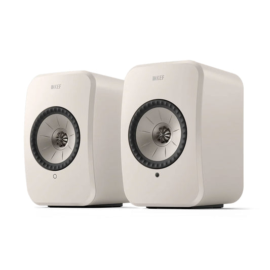 KEF LSX II LT. Sistema de Bocinas Activas Inalámbricas Uni-Q 100W con HDMI ARC, Streaming Hi-Res y App KEF Connect