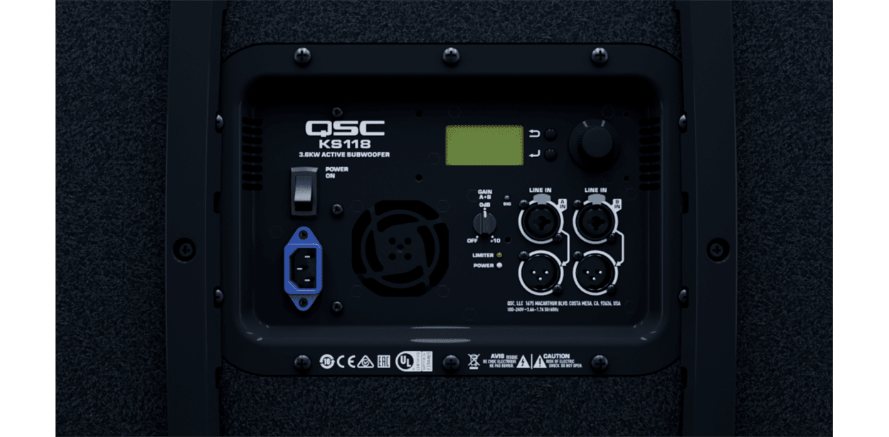 QSC KS118. Subwoofer Activo 18" 3600W