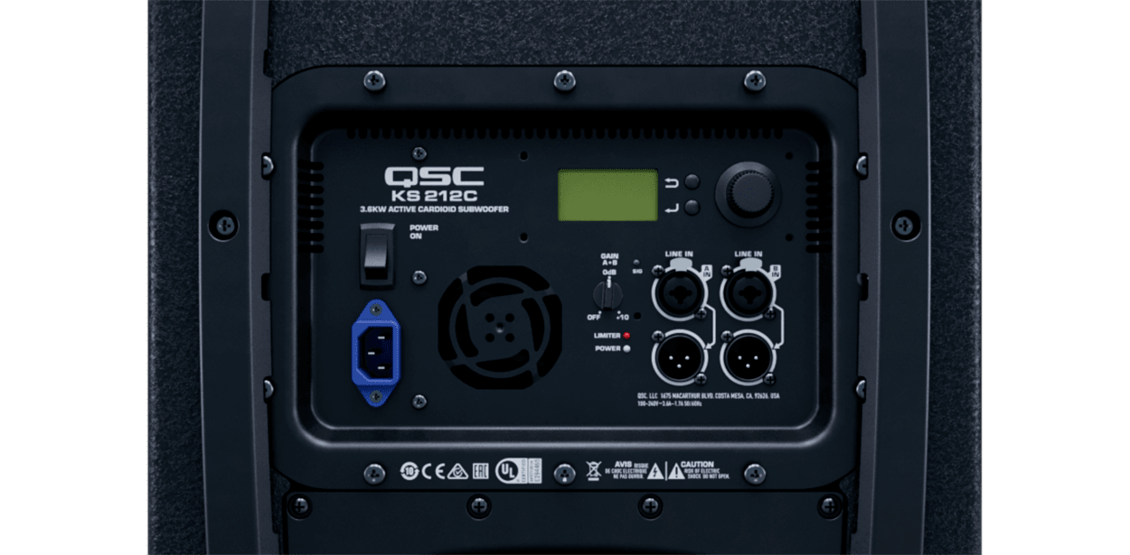 QSC KS212C. Subwoofer Activo Dual 12" 3600W