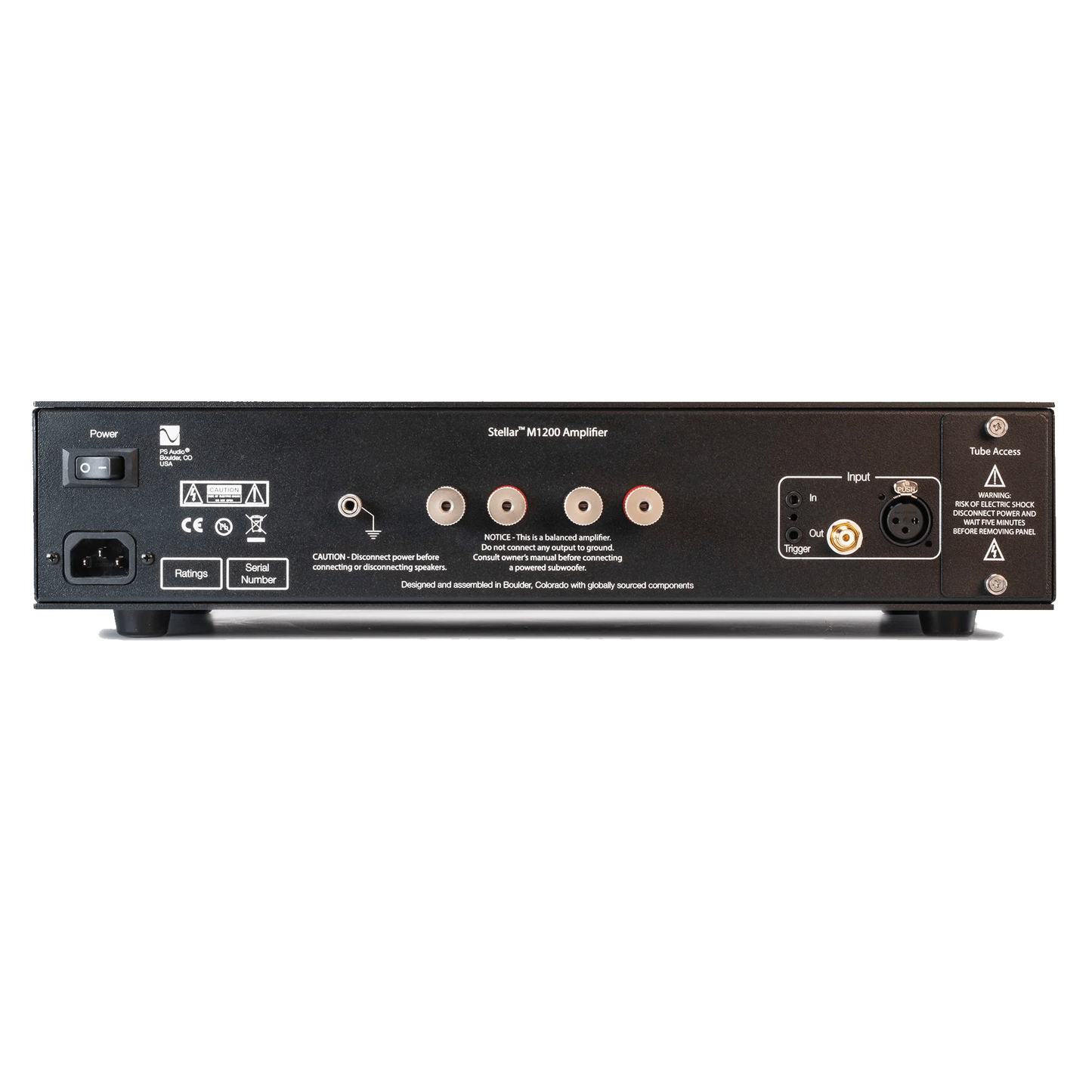 PS Audio M1200 Amplifier. Amplificador Mono 600 Watts x 1. Par