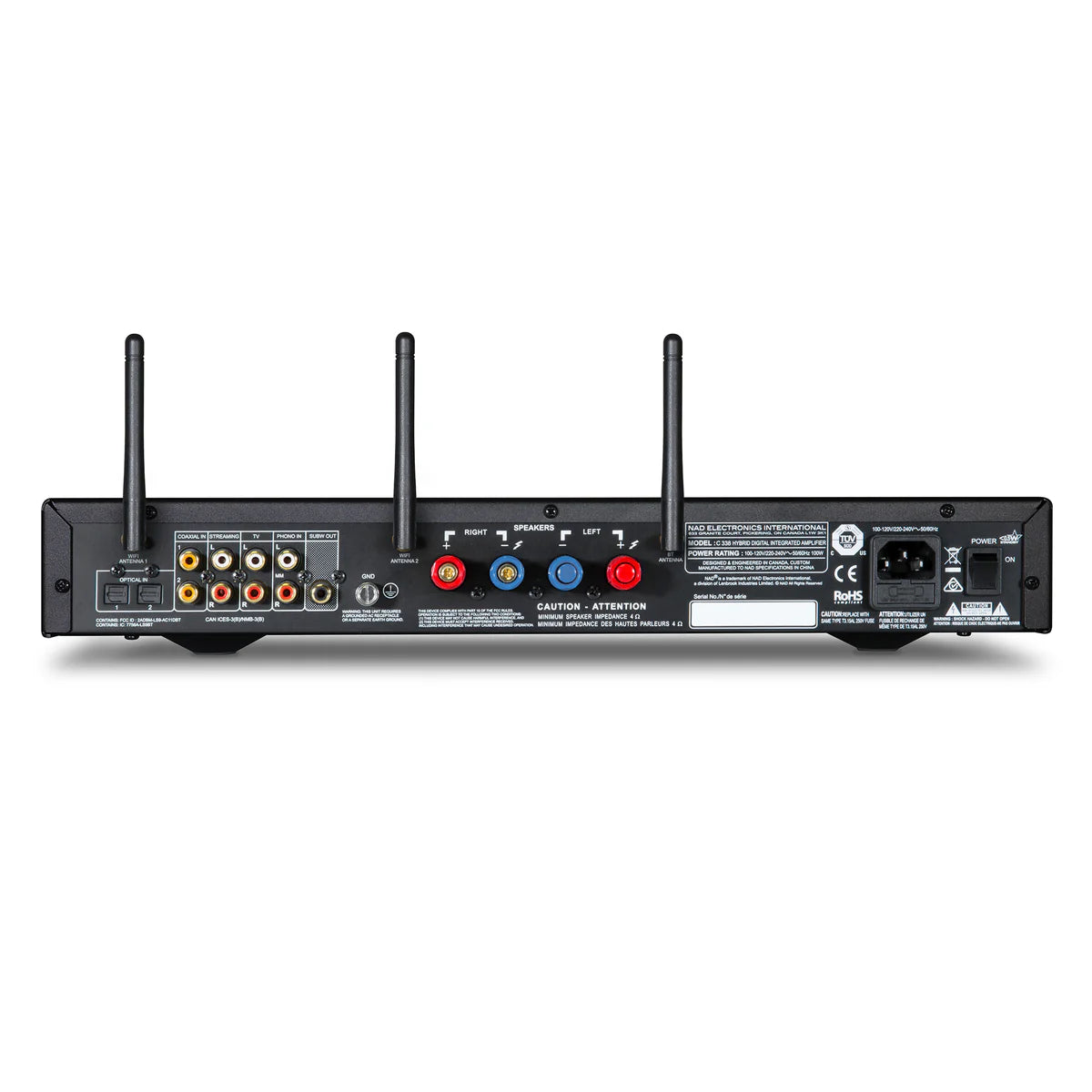 NAD C338. Amplificador Integrado 50 Watts x 2