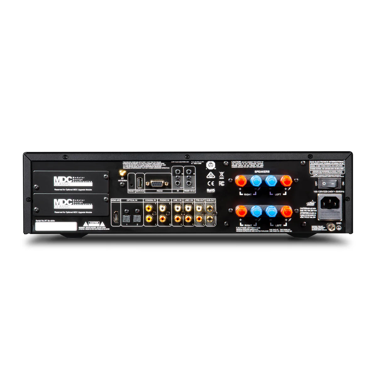 NAD C399. Amplificador Integrado 180 Watts x 2