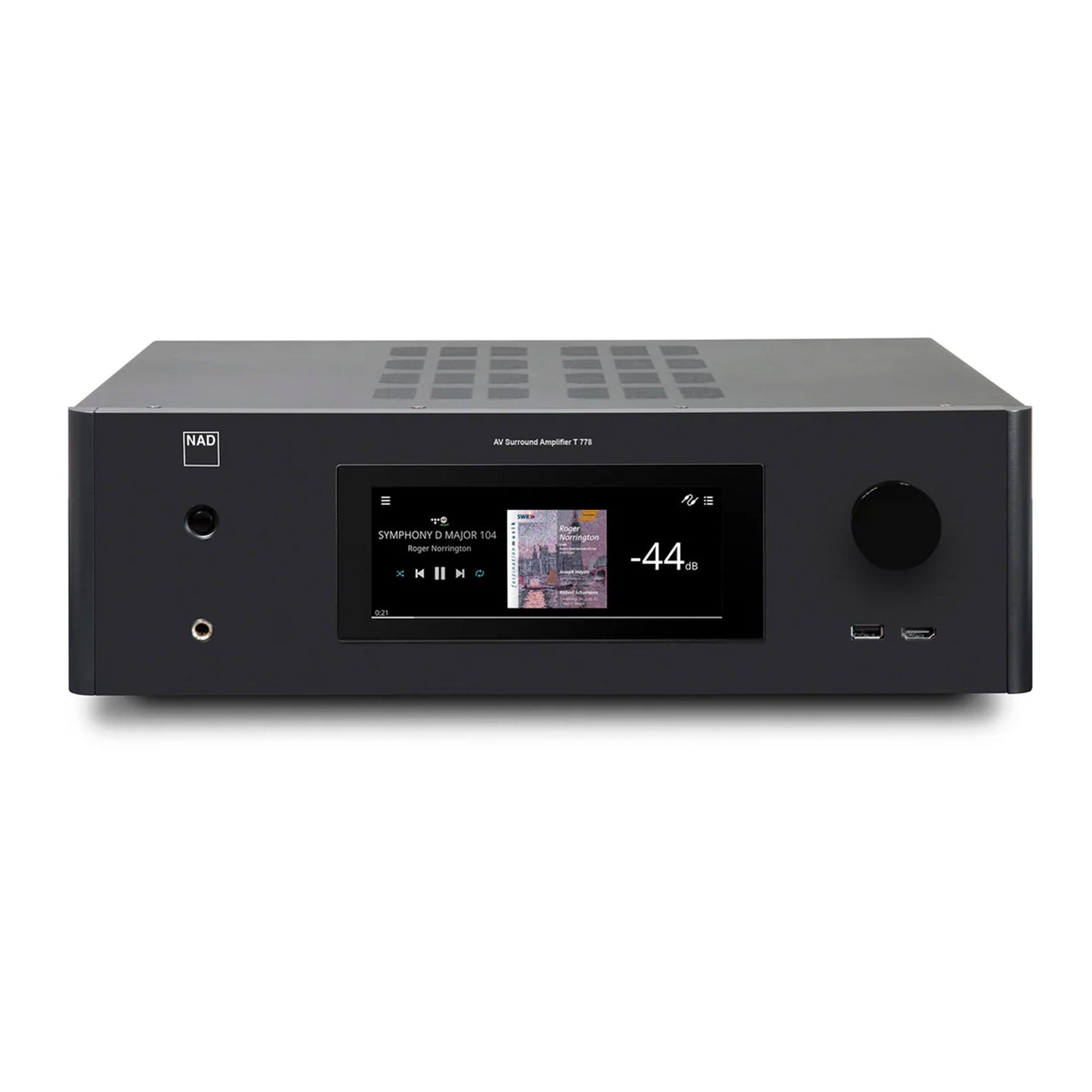 NAD T778. Receptor AV 9 Canales HybridDigital 140W con Dirac Live, Dolby Atmos y BluOS