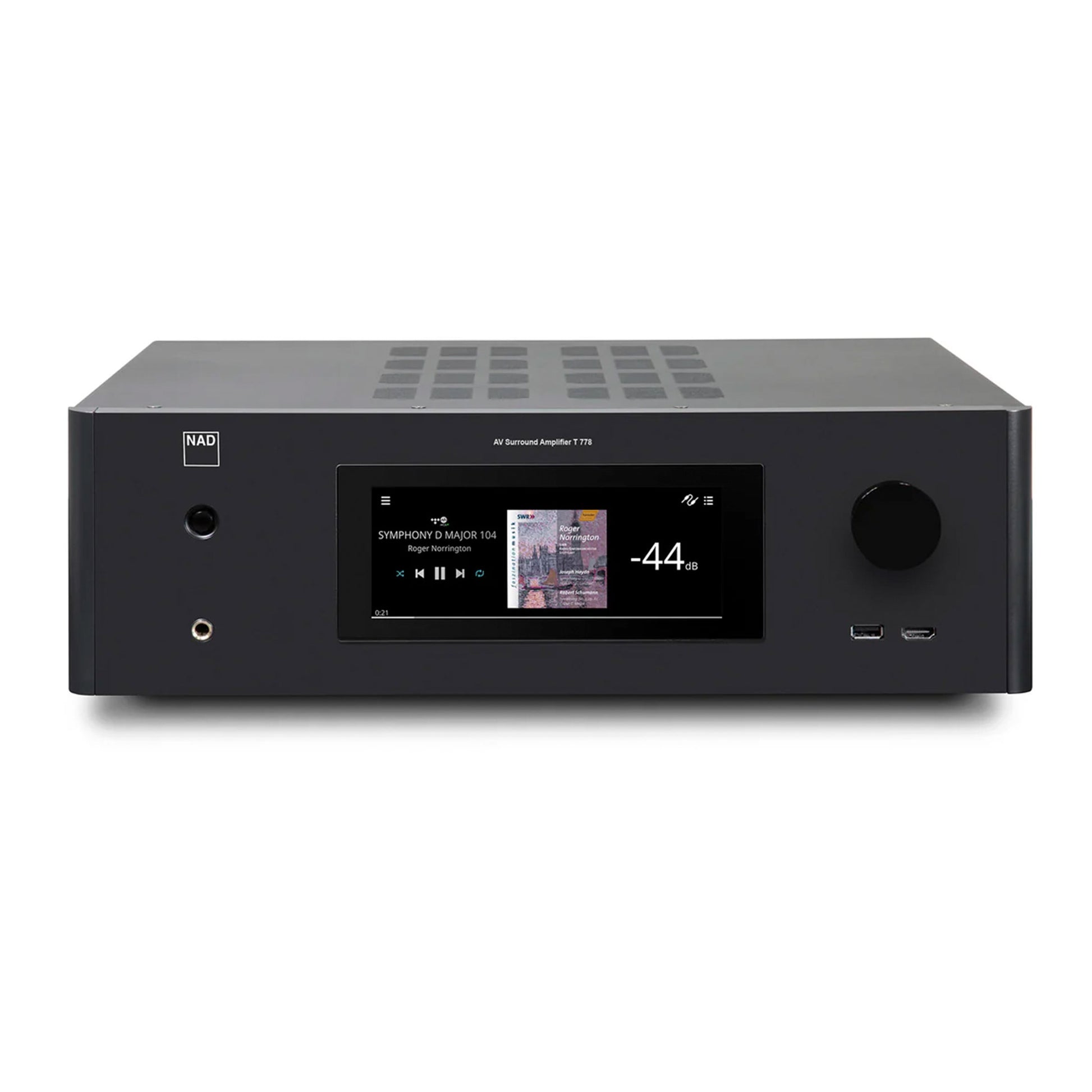 NAD T778. Receptor AV 9 Canales HybridDigital 140W con Dirac Live, Dolby Atmos y BluOS