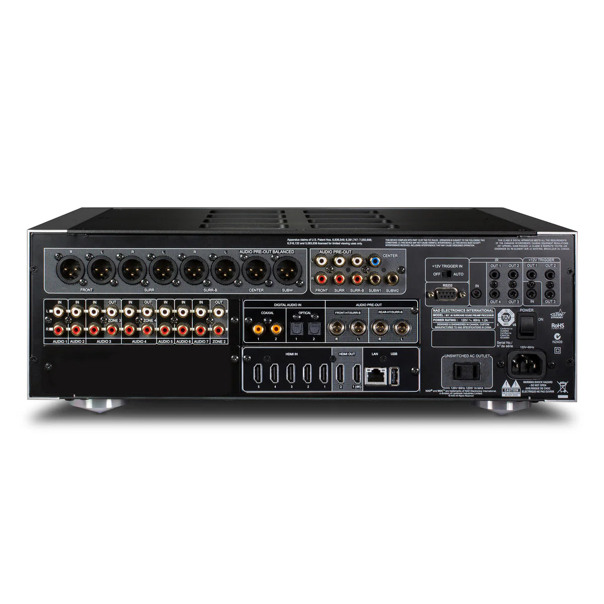 NAD M17 V2i. Procesador AV Premium 11.1 Canales con Dirac Live, Dolby Atmos y BluOS