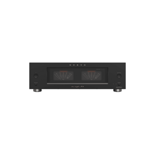 Onkyo Icon M-80. Amplificador Estéreo Class AB 130W con Entradas XLR/RCA, VU Meters y Circuitería DIDRC