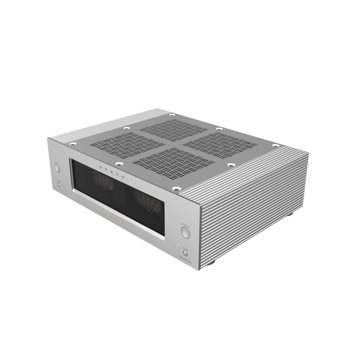 Onkyo Icon M-80. Amplificador Estéreo Class AB 130W con Entradas XLR/RCA, VU Meters y Circuitería DIDRC