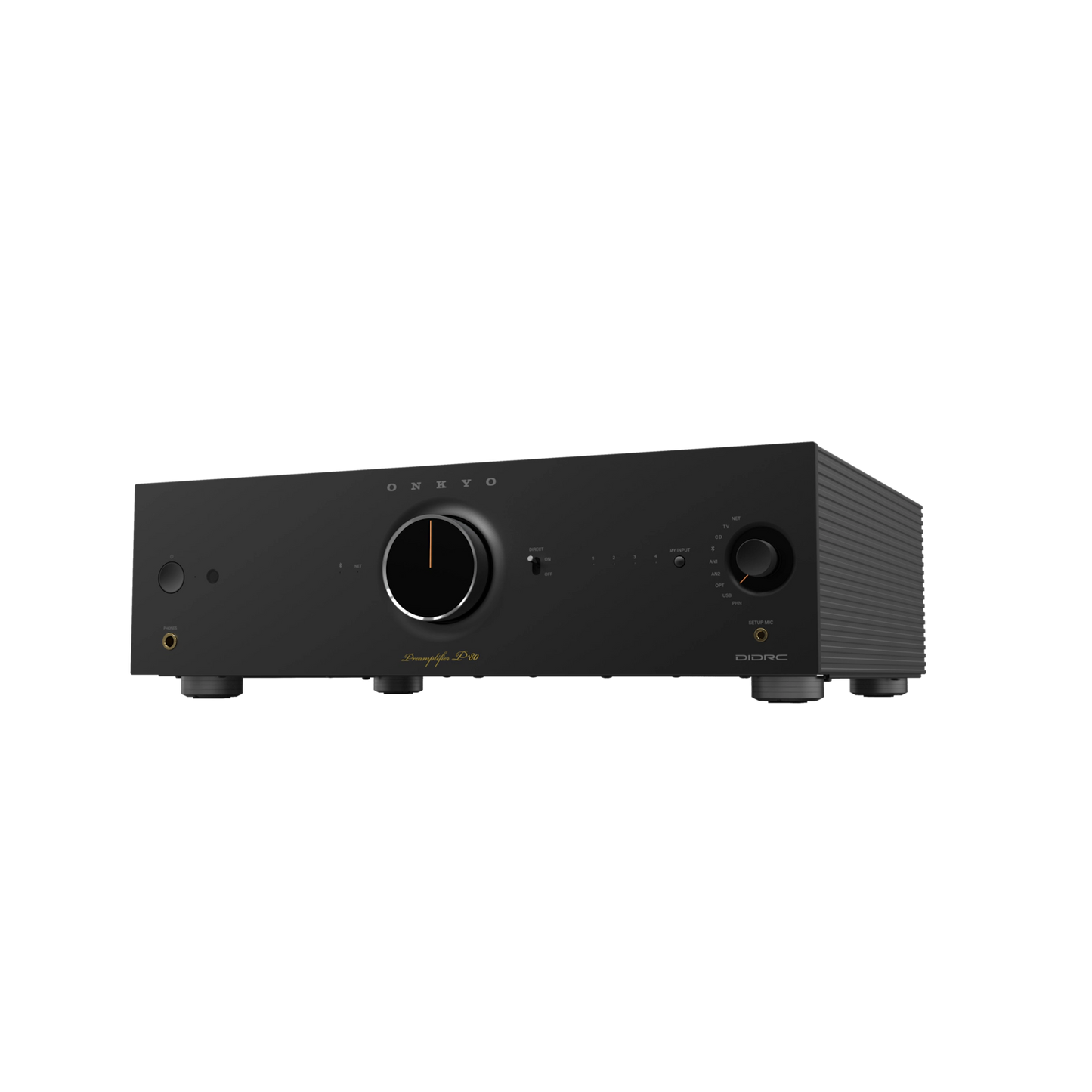 Onkyo Icon P-80. Preamplificador de Red 2.2 Canales con Dirac Live, HDMI ARC, Phono MM/MC y Salidas XLR