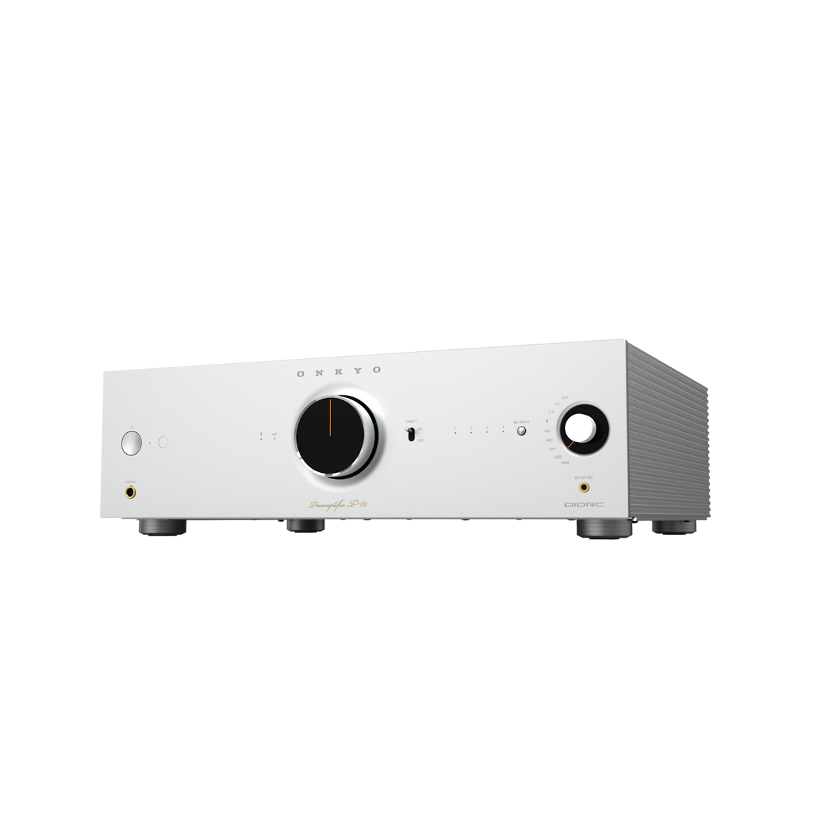 Onkyo Icon P-80. Preamplificador de Red 2.2 Canales con Dirac Live, HDMI ARC, Phono MM/MC y Salidas XLR