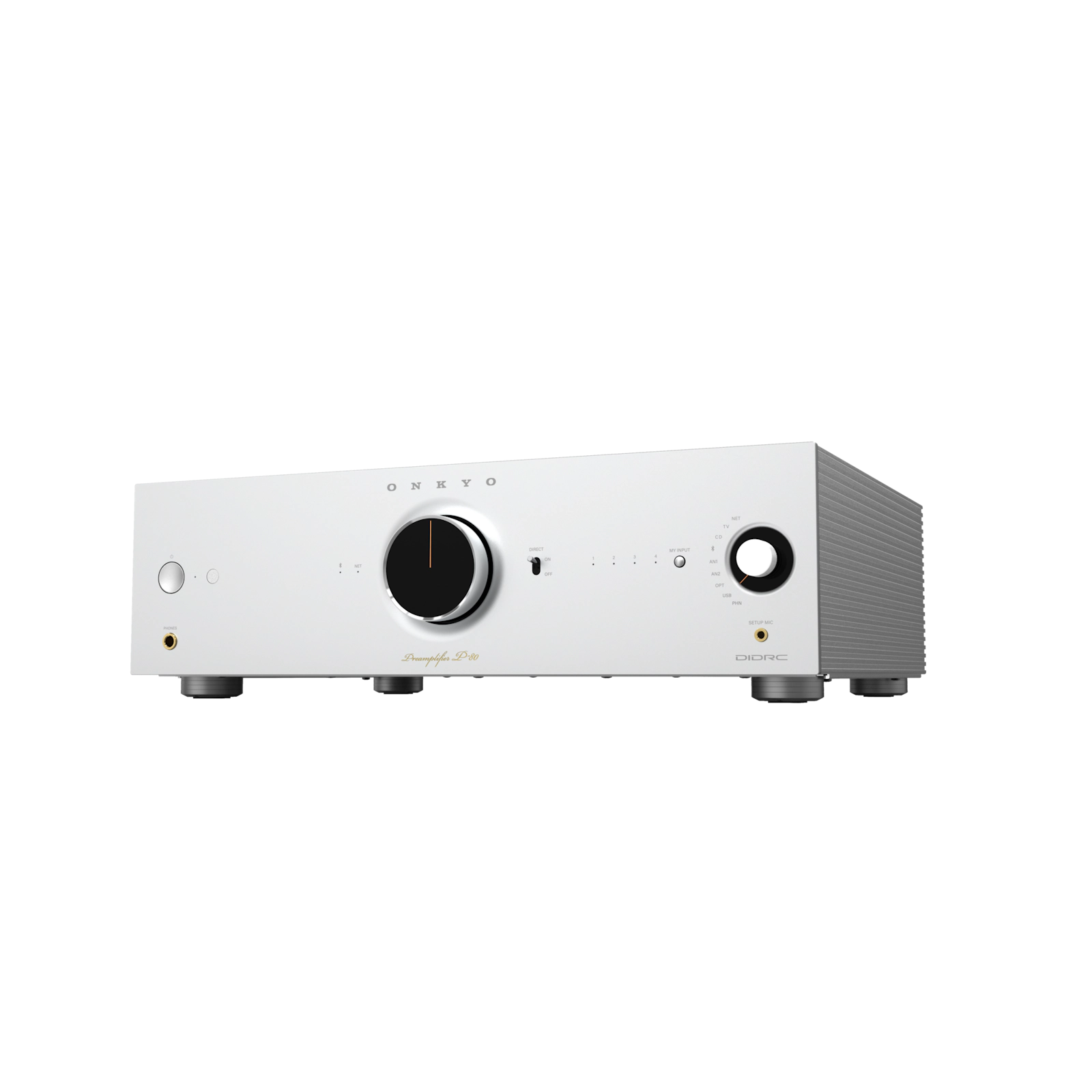 Onkyo Icon P-80. Preamplificador de Red 2.2 Canales con Dirac Live, HDMI ARC, Phono MM/MC y Salidas XLR