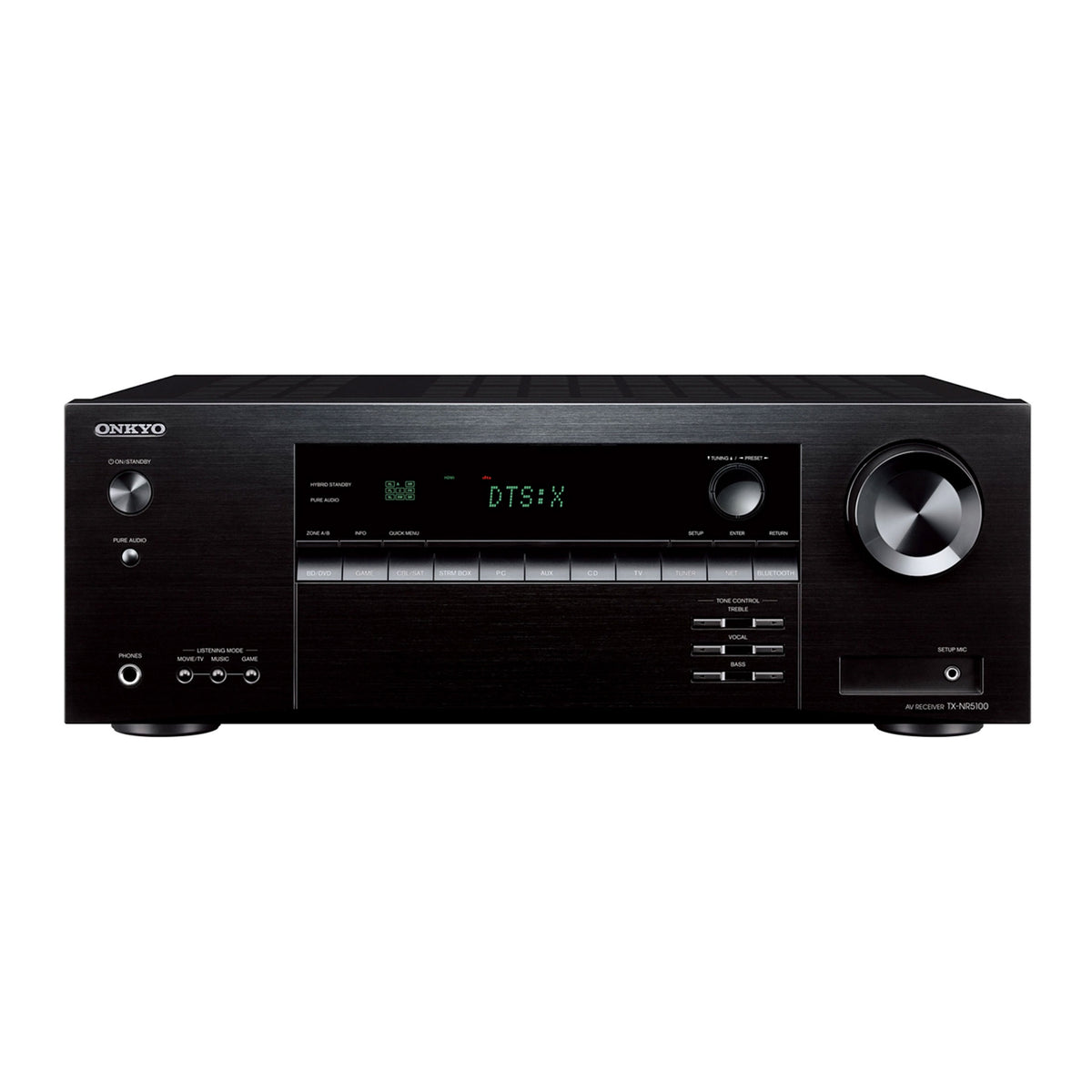 Onkyo TX-NR5100. Receptor AV 7.2 Canales 80W con AccuEQ, HDMI 2.1 8K, Dolby Atmos y DTS:X