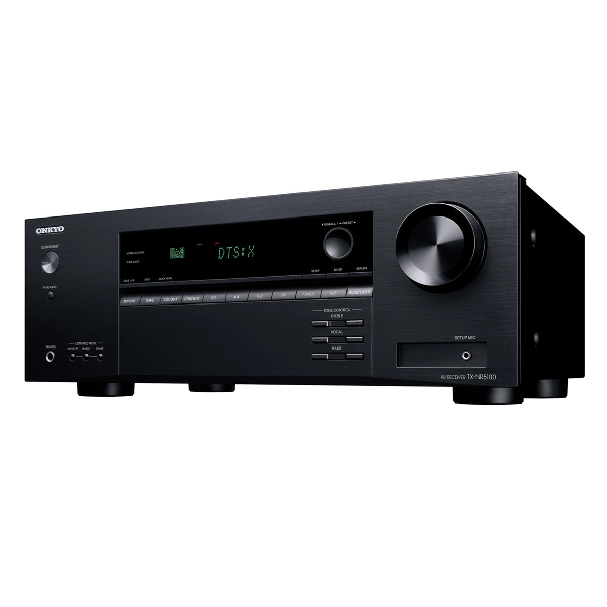 Onkyo TX-NR5100. Receptor AV 7.2 Canales 80W con AccuEQ, HDMI 2.1 8K, Dolby Atmos y DTS:X