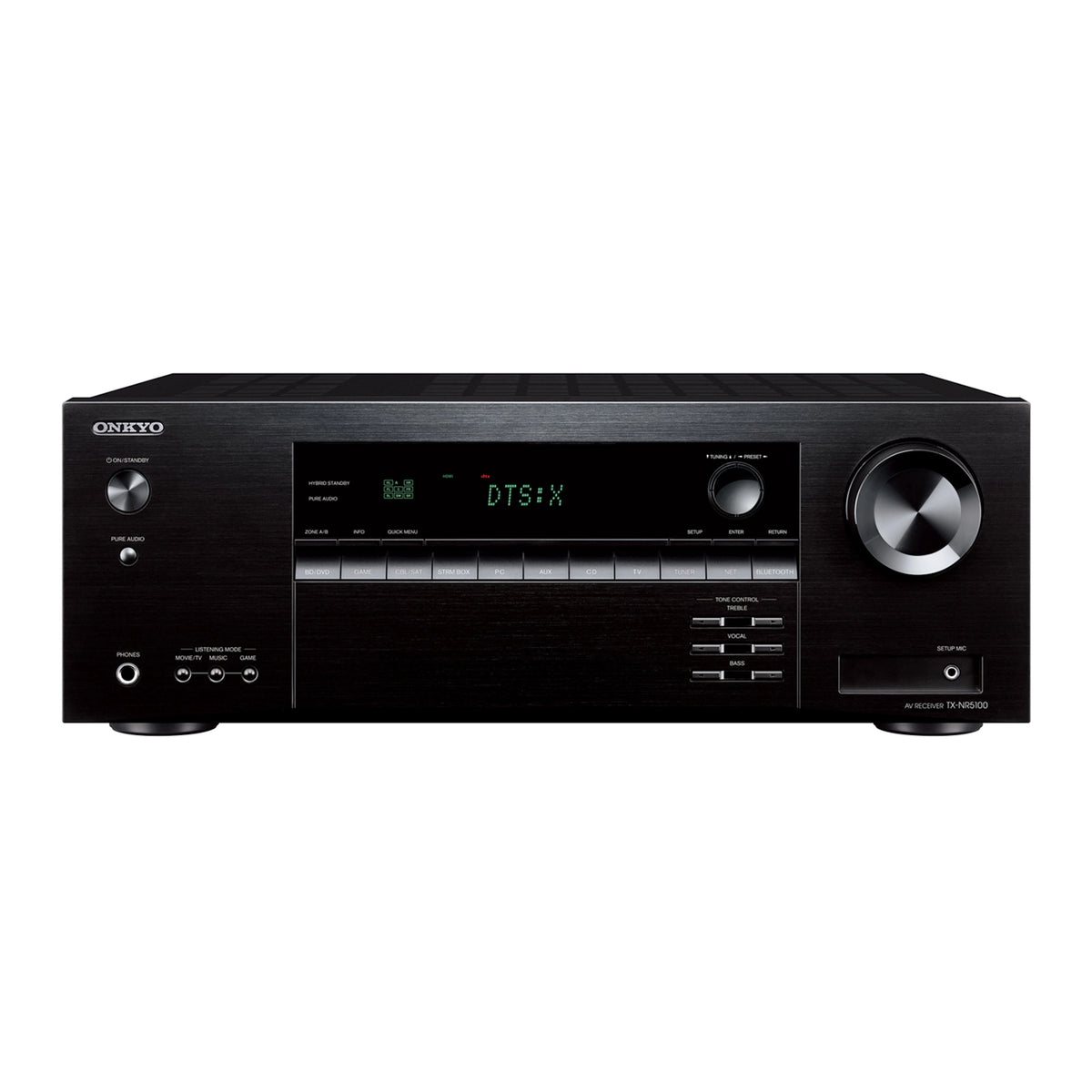 Onkyo TX-NR5100. Receptor AV 7.2 Canales 80W con AccuEQ, HDMI 2.1 8K, Dolby Atmos y DTS:X