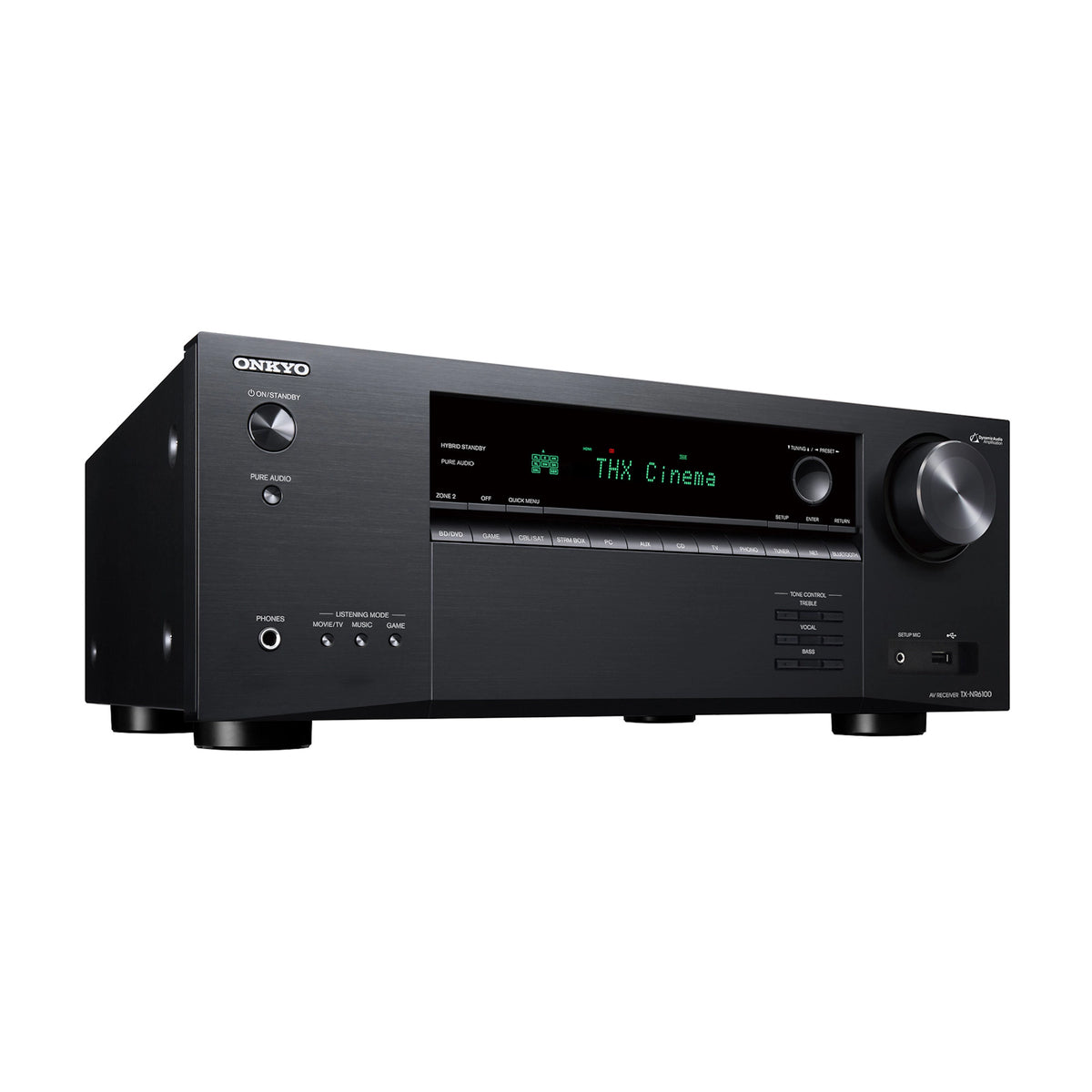 Onkyo TX-NR6100. Receptor AV 7.2 Canales 100W con THX Select, AccuEQ, HDMI 2.1 8K y Phono MM