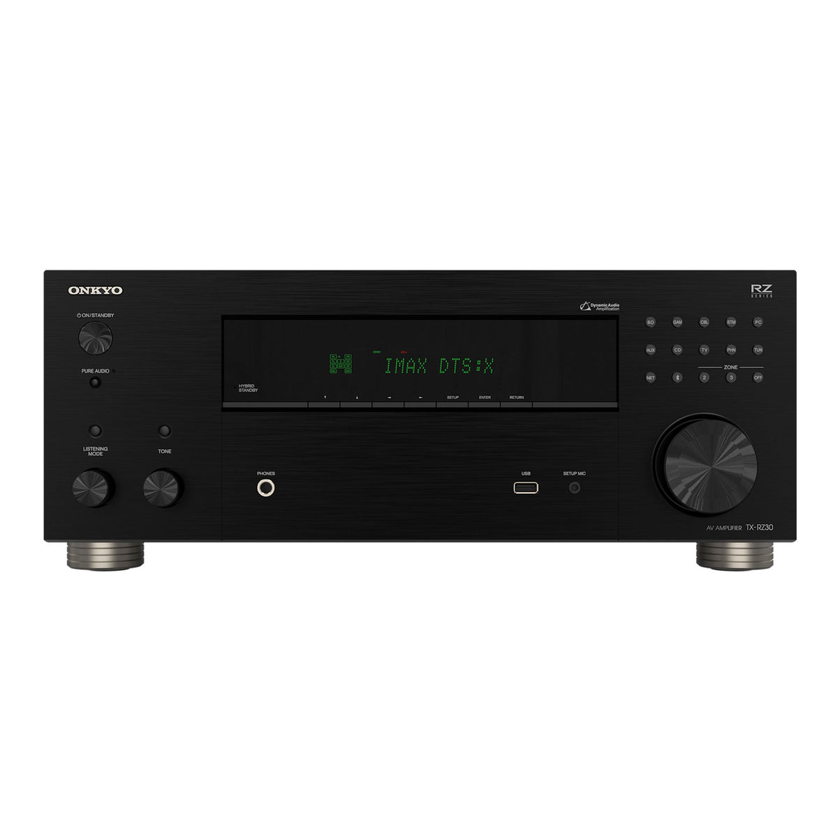 Onkyo TX-RZ30. Receptor AV 9.2 Canales 100W Class AB con Dirac Live, THX, HDMI 2.1 8K y ESS Sabre