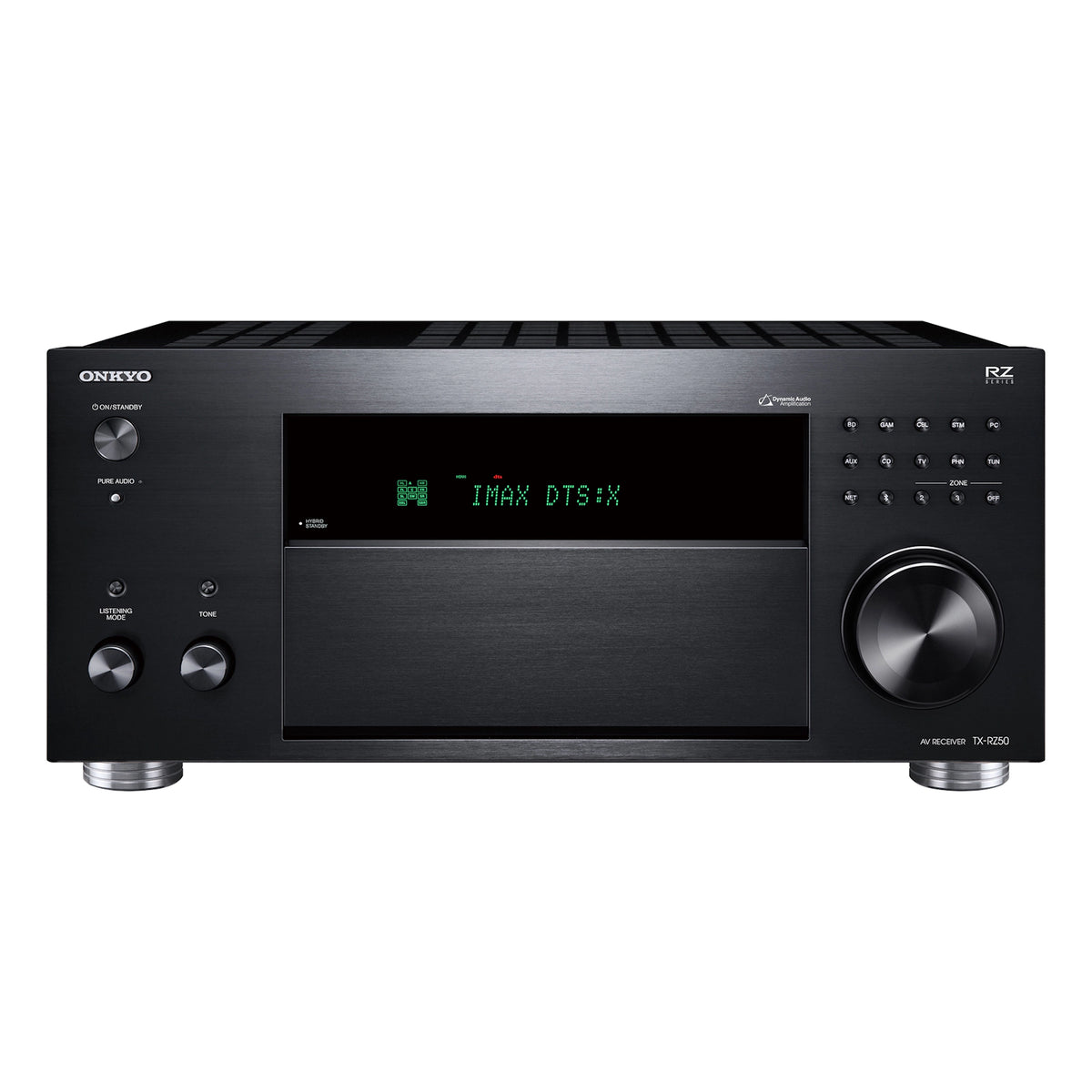 Onkyo TX-RZ50. Receptor AV 9.2 Canales 120W Class AB con Dirac Live, THX Select, HDMI 2.1 8K y Pre-outs 11.2