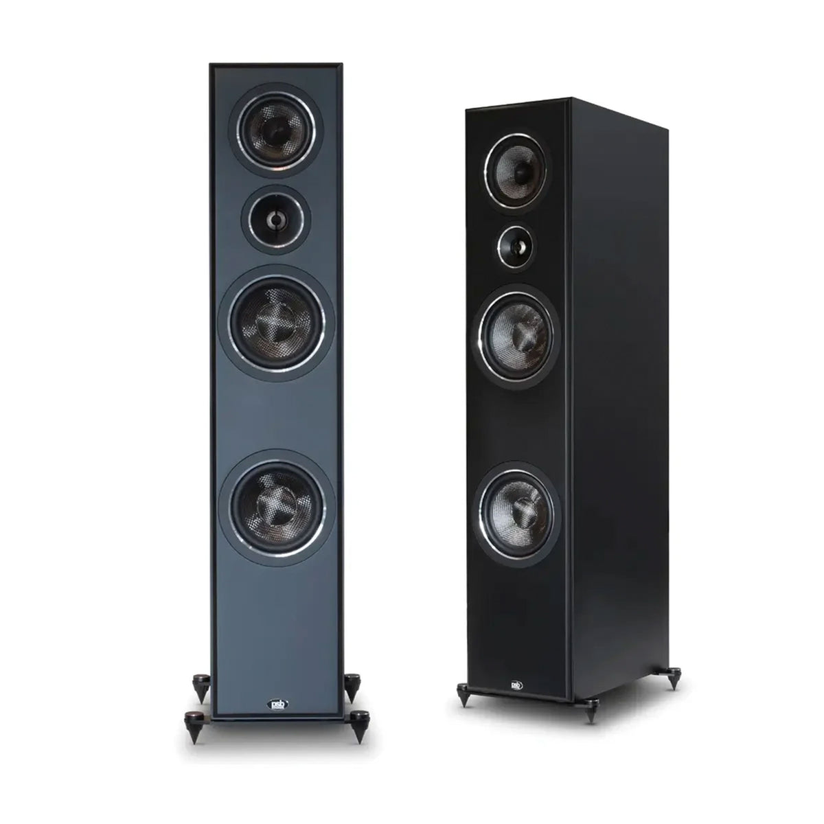 PSB Imagine T54. Bocinas de Torre Slim 3 Vías con Tweeter Titanio 1", Midrange Fibra de Carbono 4" y Doble Woofer 5.25" (Par)