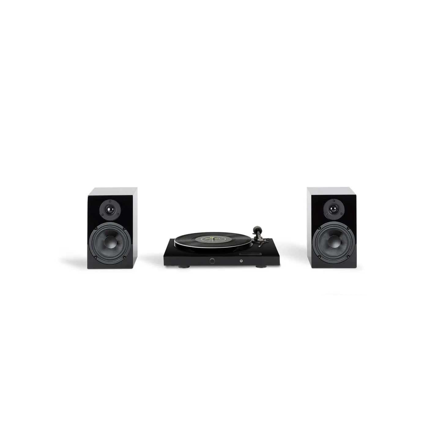 Pro-Ject Juke Box E1 HiFi Set. Sistema Todo-en-Uno con Tornamesa, Amplificador 2x50W y Altavoces