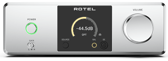 Rotel DX-3. Amplificador de Audifonos Premium con DAC ESS Sabre