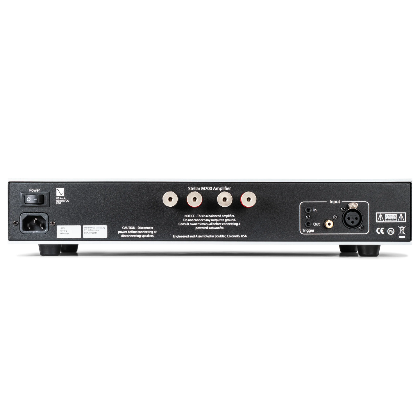 PS Audio M700 Amplifier. Amplificador Mono 350 Watts x 1. Par