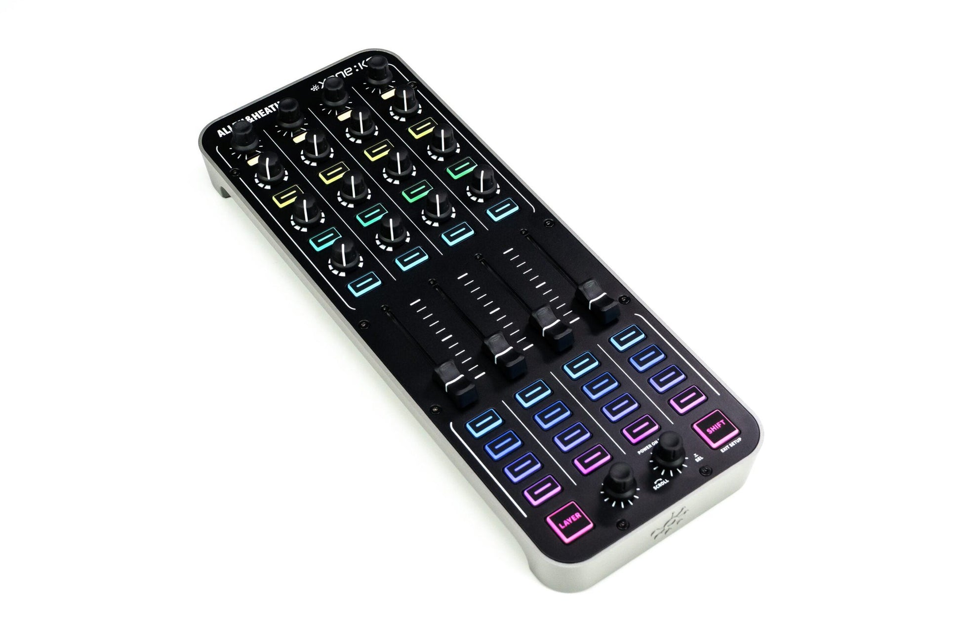 Allen & Heath Xone:K3. Controlador MIDI Universal 4 Canales con Tarjeta de Sonido 24-bit