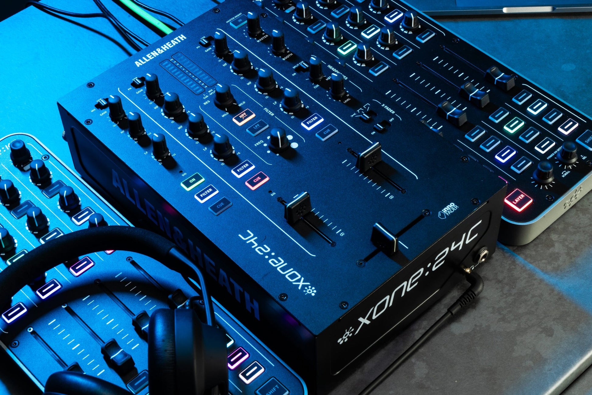 Allen & Heath Xone:24C. Mezcladora 2+1 Canales con Interfaz USB-C 24-bit