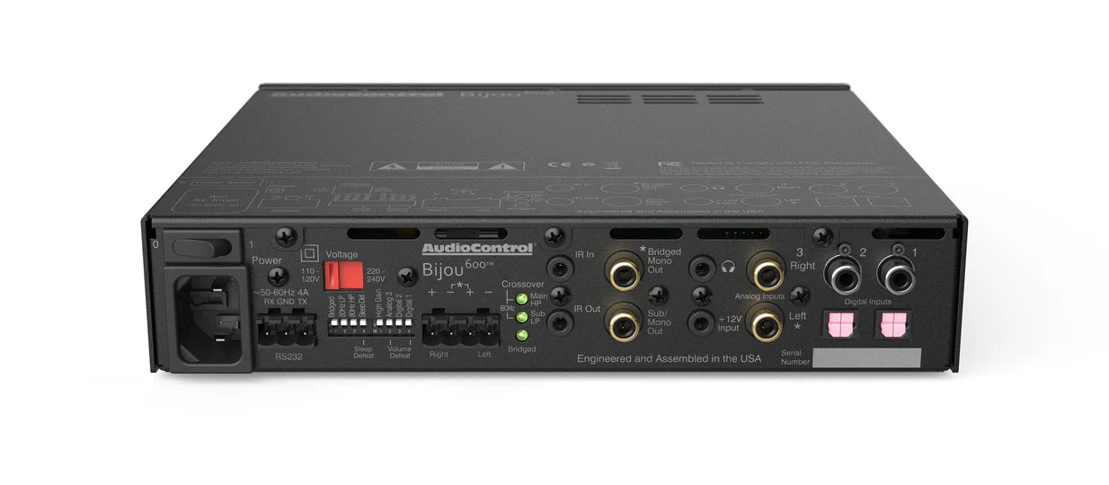 AudioControl Bijou 600. Amplificador con Streamer 100 Watts x 2