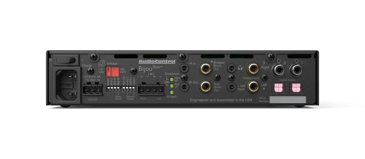 AudioControl Bijou 600. Amplificador con Streamer 100 Watts x 2