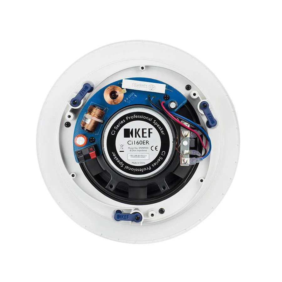 KEF Ci160ER. Bocina de Plafón 6.5" Uni-Q IP64. Par