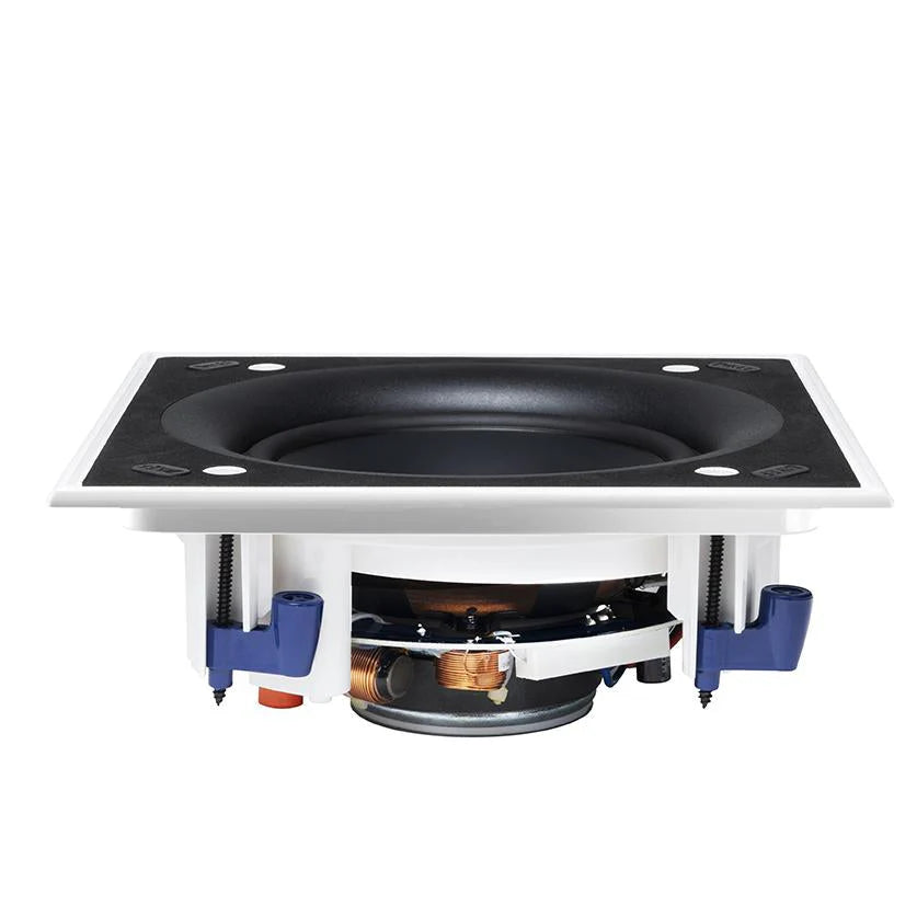 KEF Ci160ES. Bocina de Plafón Cuadrada 6.5" Uni-Q IP64. Par