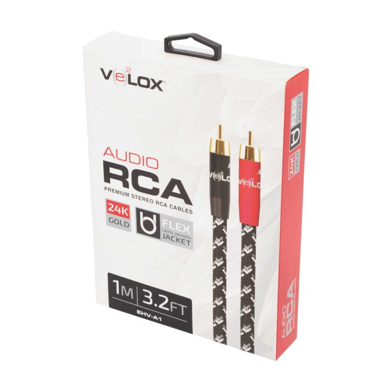 Velox EHV-A1. Cable RCA Estereo 1 Metro