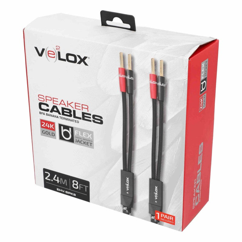 Velox EHV-SPK8. Cable para Altavoz HiFi 2.4 Metros. Par