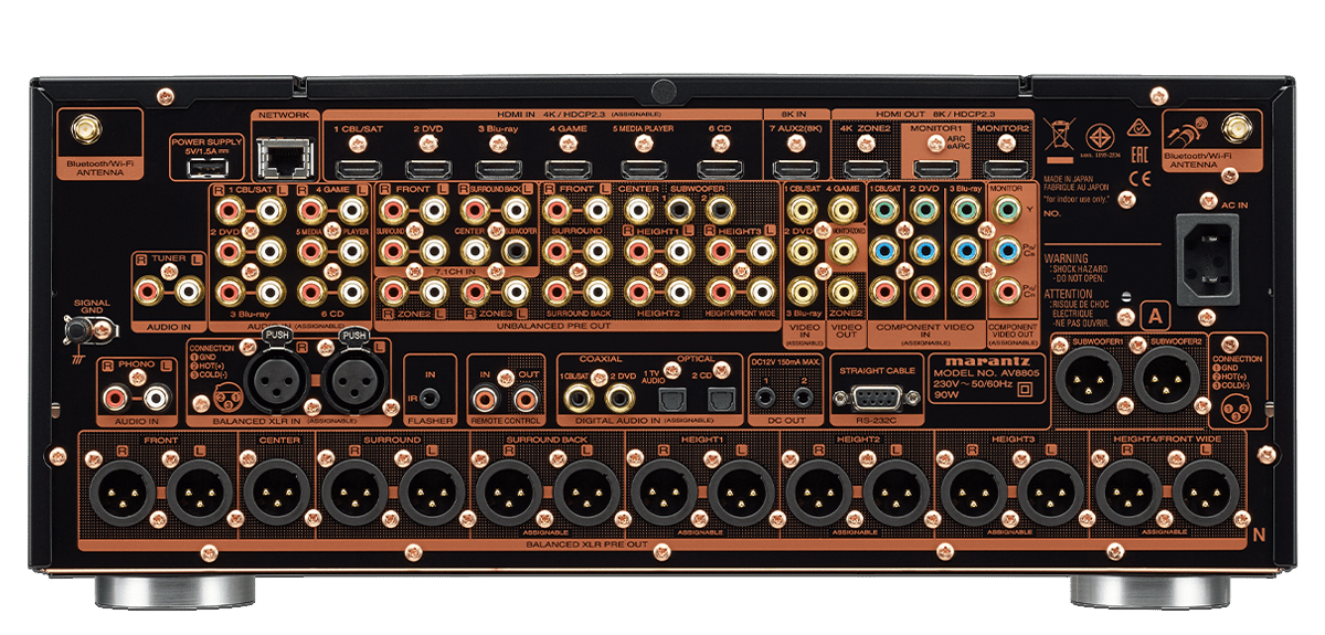 Marantz AV8805A. Procesador A/V 8K de 13.2 Canales