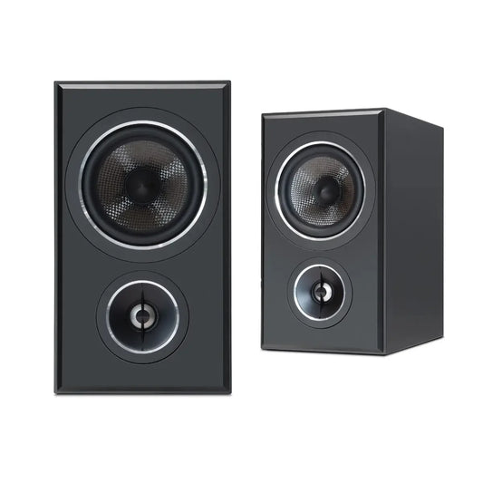 PSB Imagine B50. Bocinas Bookshelf 2 Vías con Tweeter Titanio 1", Woofer Fibra de Carbono 5.25" y Puerto Slot Trasero (Par)