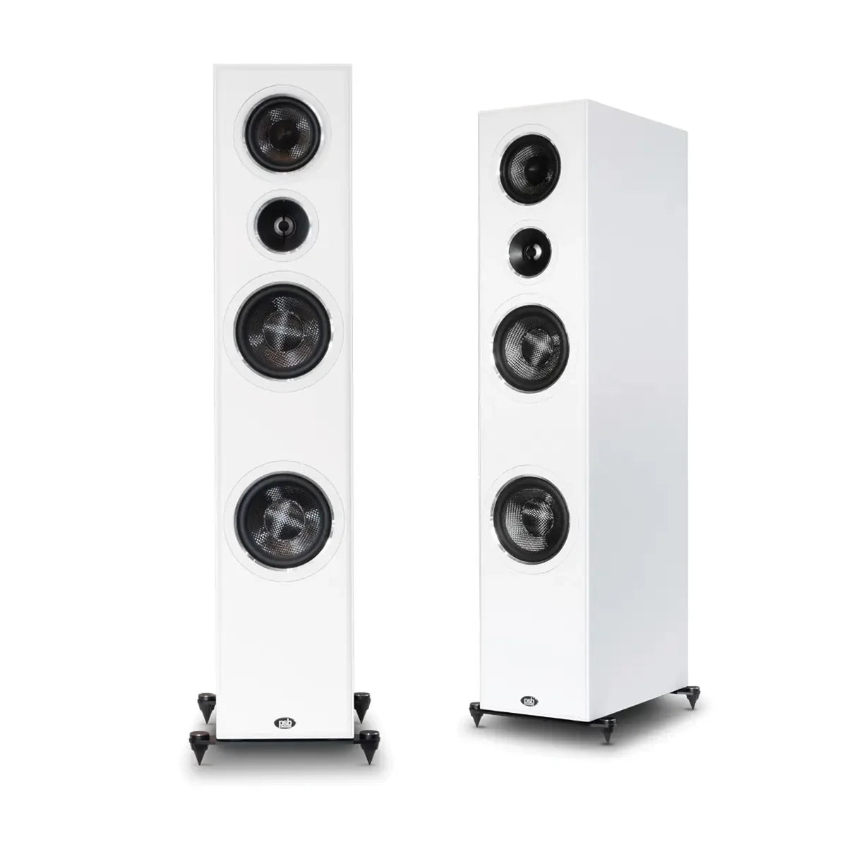 PSB Imagine T54. Bocinas de Torre Slim 3 Vías con Tweeter Titanio 1", Midrange Fibra de Carbono 4" y Doble Woofer 5.25" (Par)