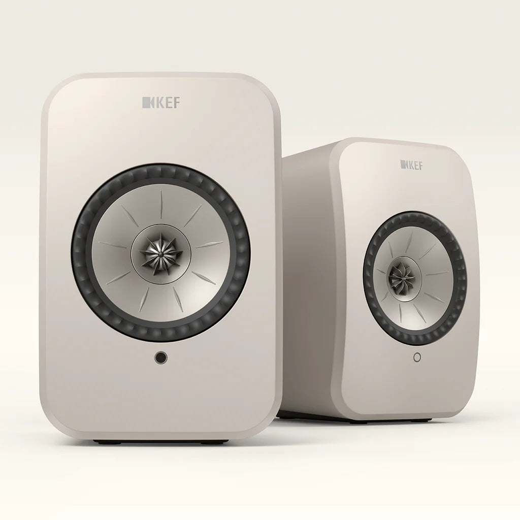 KEF LSX II LT. Sistema de Bocinas Activas Inalámbricas Uni-Q 100W con HDMI ARC, Streaming Hi-Res y App KEF Connect