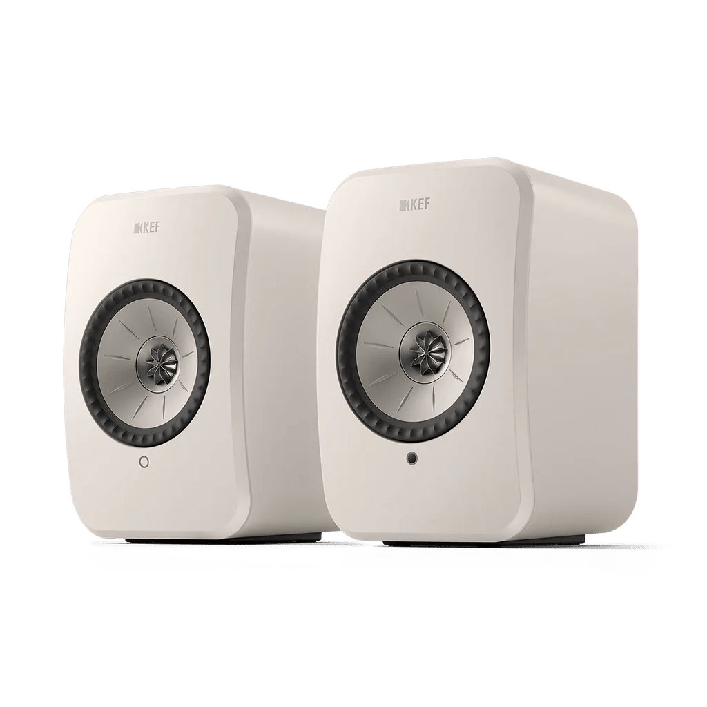KEF LSX II LT. Sistema de Bocinas Activas Inalámbricas Uni-Q 100W con HDMI ARC, Streaming Hi-Res y App KEF Connect