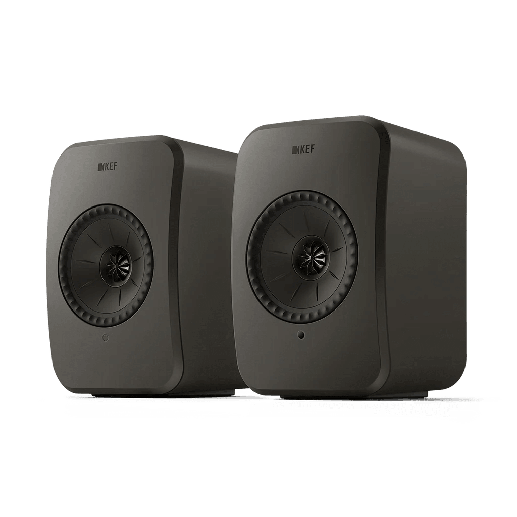 KEF LSX II LT. Sistema de Bocinas Activas Inalámbricas Uni-Q 100W con HDMI ARC, Streaming Hi-Res y App KEF Connect
