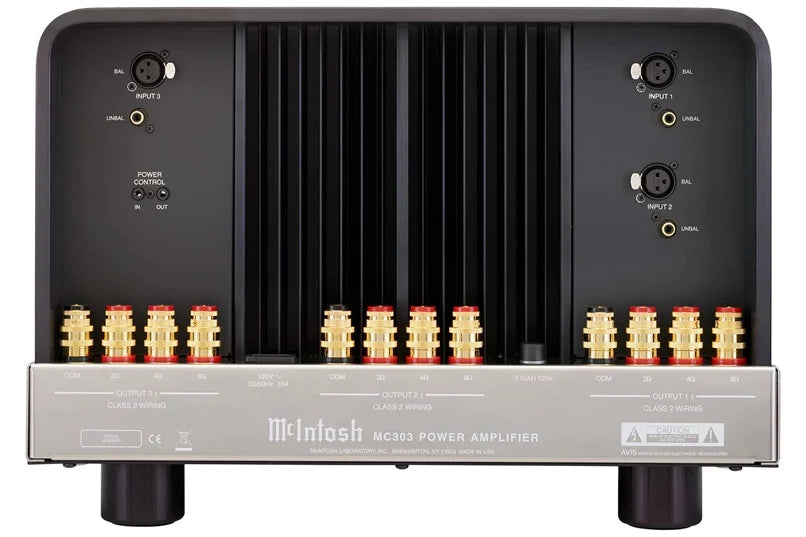 McIntosh MC303. Amplificador Multicanal 300 Watts x 3