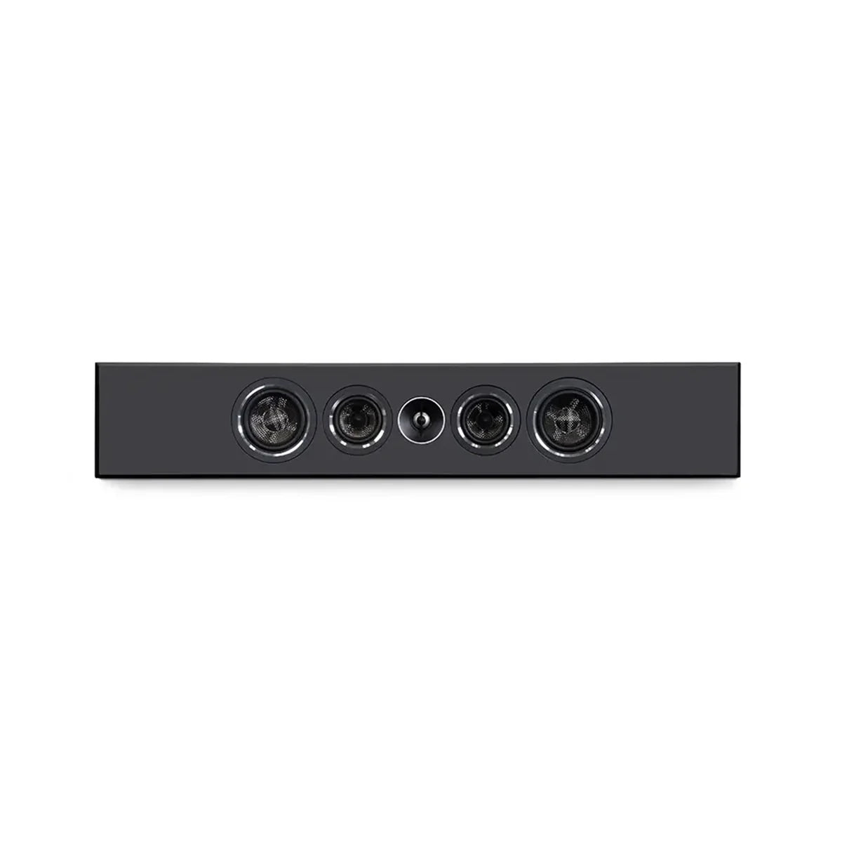 PSB PWM2. Bocina On-Wall 3 Vías con 5 Drivers (Tweeter Titanio 1", 2 Midranges 3" y 2 Woofers 4" de Fibra de Carbono) y Bass Reflex