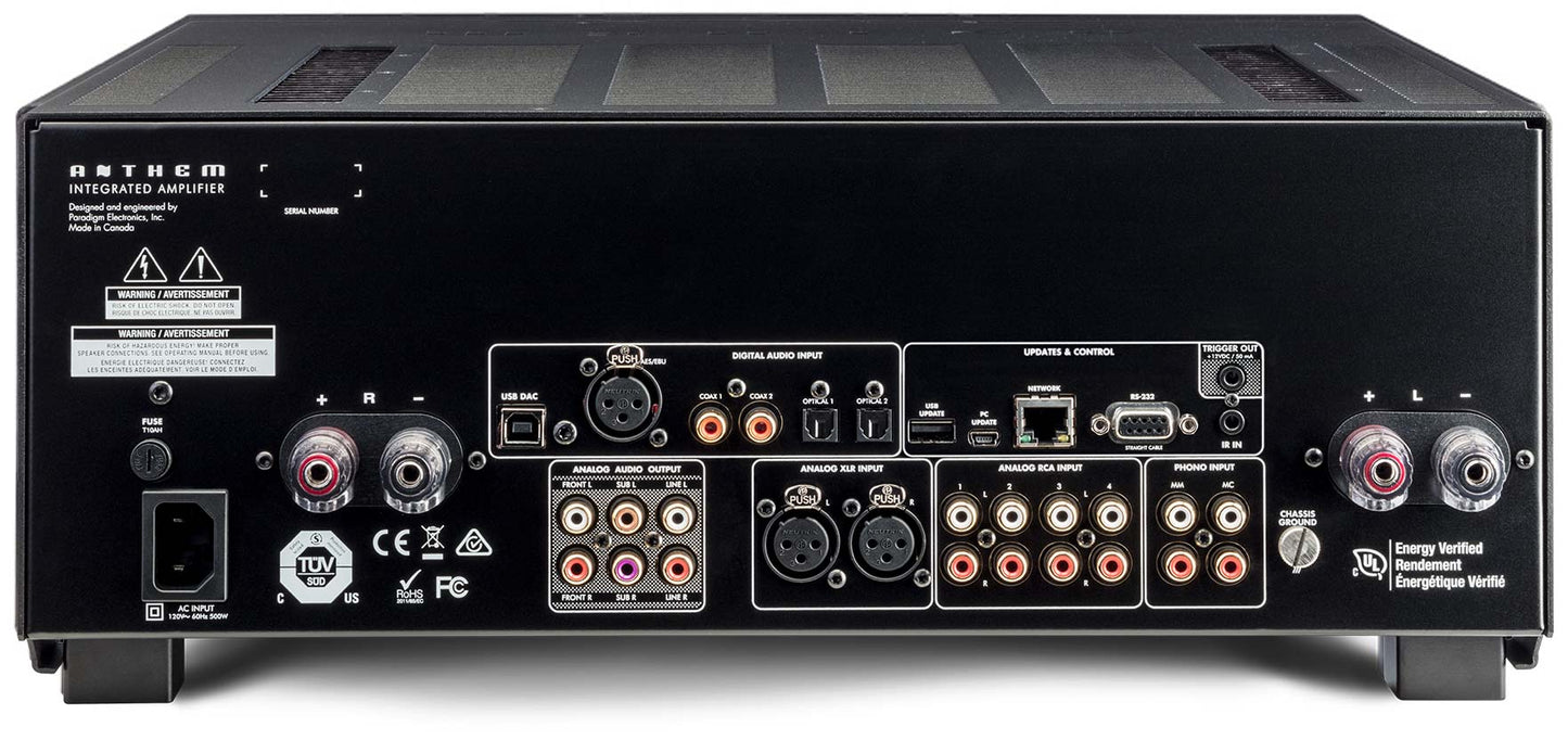 Anthem STR Integrated Amplifier. Amplificador Integrado 200 Watts x 2