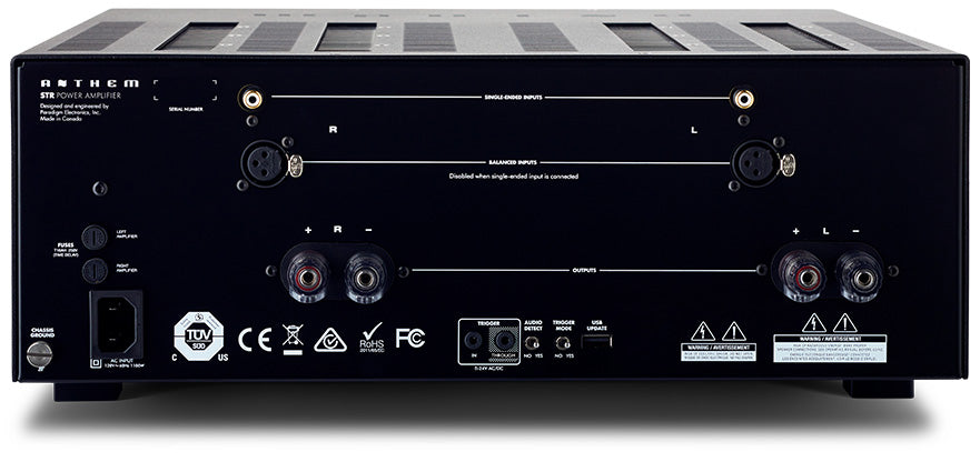 Anthem STR Power Amplifier. Amplificador de 400 Watts x 2