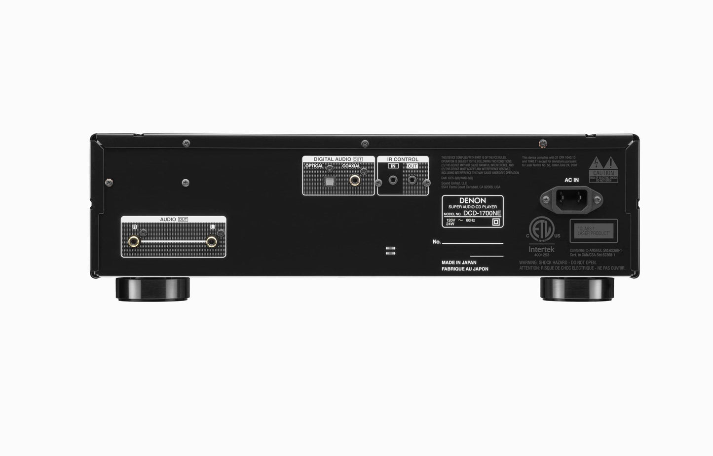 Denon DCD-1700NE. Reproductor de SACD/CD con DAC integrado.